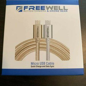 Drone & Camera Freewell Micro USB Cable Gold NWT
